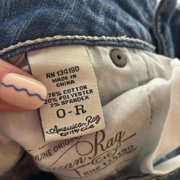 Womens size 0 American rag brand super skinny jeans, #L440 - Picture 4 of 5